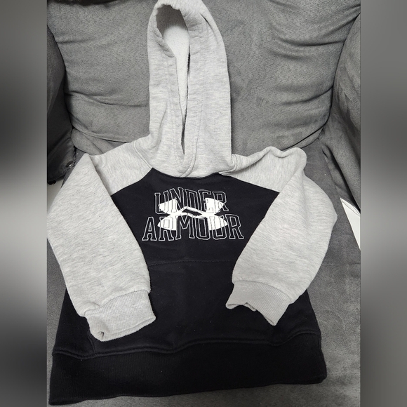 Under Armour Black and Gray Hoodie - Picture 1 of 4